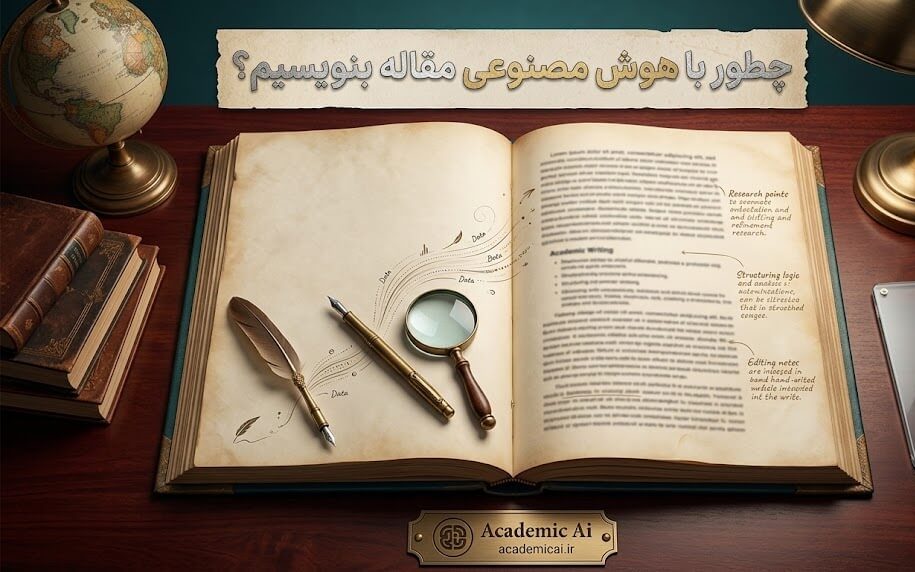 چطوری با هوش مصنوعی مقاله بنویسیم؟
